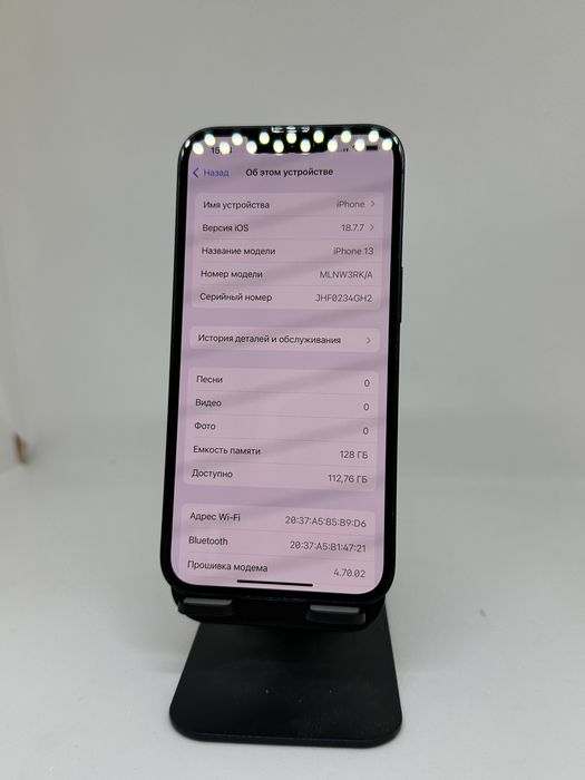 IPhone 13, 128gb 70% Midnight