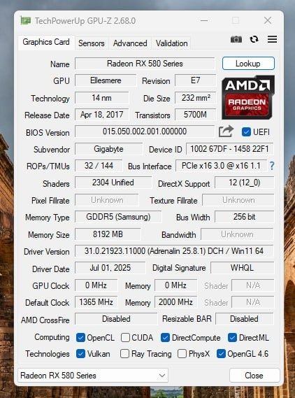 Продаётся игровая видеокарта Aorus gigabyte rx 580 8gb