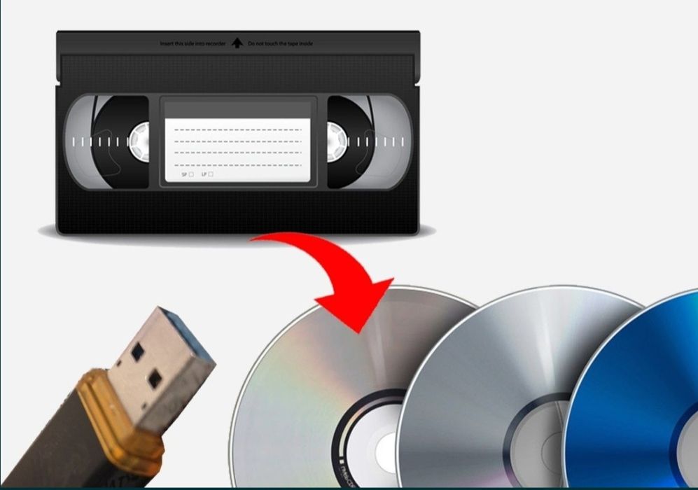Transfer casete vhs pe stick sau dvd