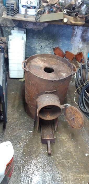 Печь металлическая