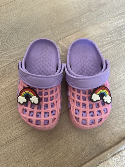 3 чифта детско сабо (крокс) 14см