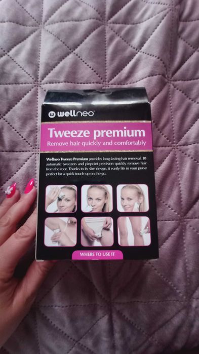 Безжичен епилатор на батерии Wellneo Tweeze premium