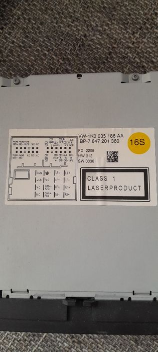 Radio CD  golf 6 original wv