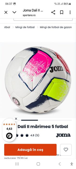 Minge fotbal Joma Dali