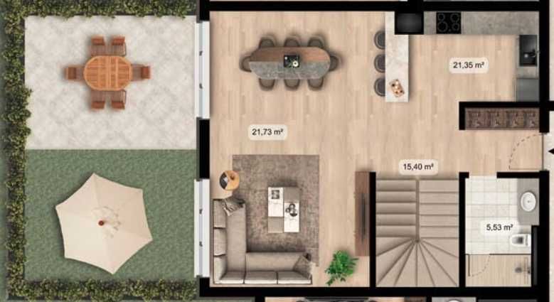 Продава се Мезонет в София, Полигона - 194 кв.м за 2119 €/кв.м - Снимка #3