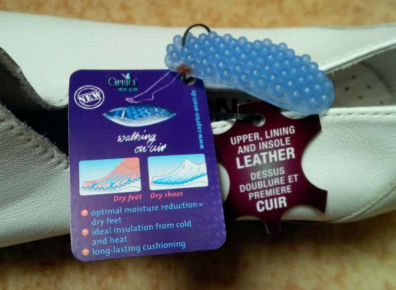 CAPRICE - чисто нови немски анатомични обувки от естествена кожа