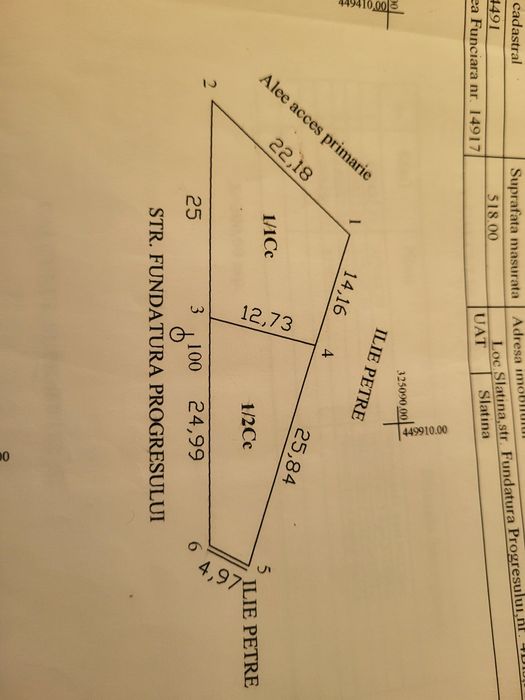 Vând teren intravilan ultracentral în Slatina
