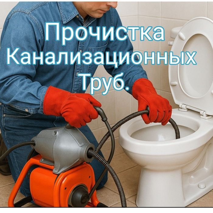 Прочистка канализации. Устранение засора. Сантехник.  Приеду быстро.