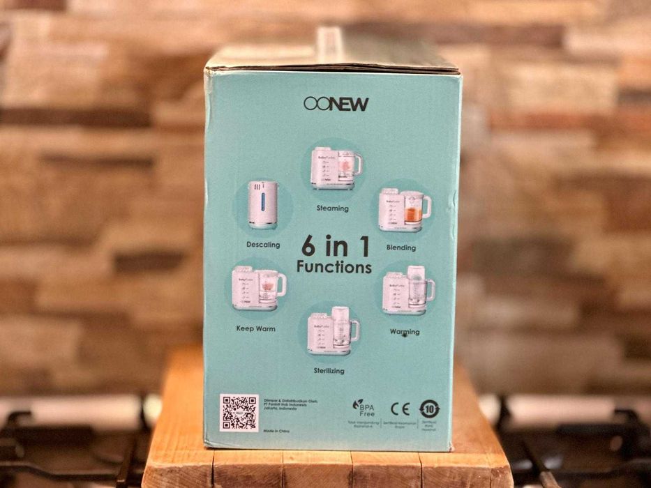 Aparat de gatit cu aburi, 6 functii, bebelusi, garantie