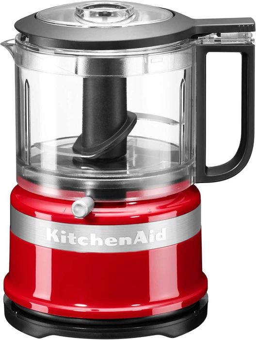 ПРОМО Нов 2г Гаранция Мощен Мини Кухненски Робот Блендер Чопър KitchenAid, 5KFC3516, Черен или Червен