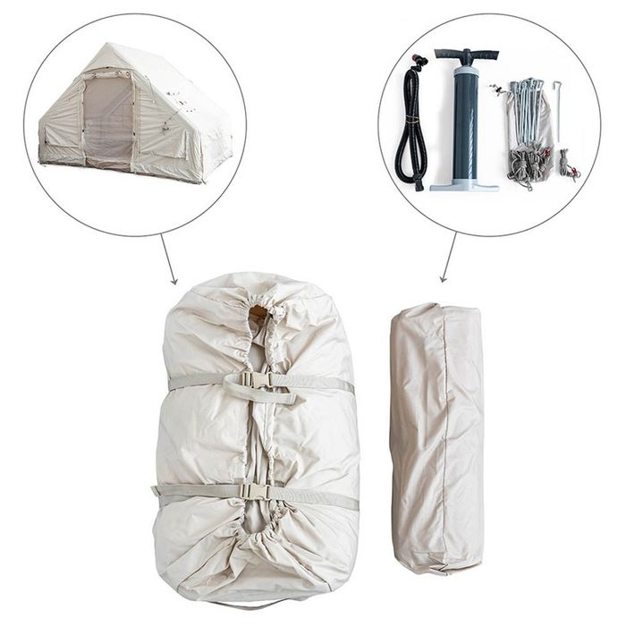 Надуваема палатка за къмпинг 3х2 метра