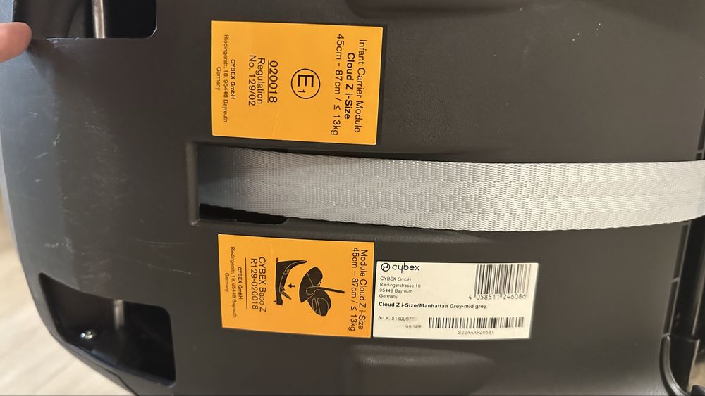 Scoica Cybex Platinum cu adaptori pentru carucior