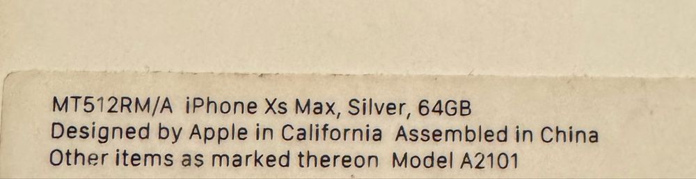 Vand Iphone XS max alb 64 gb