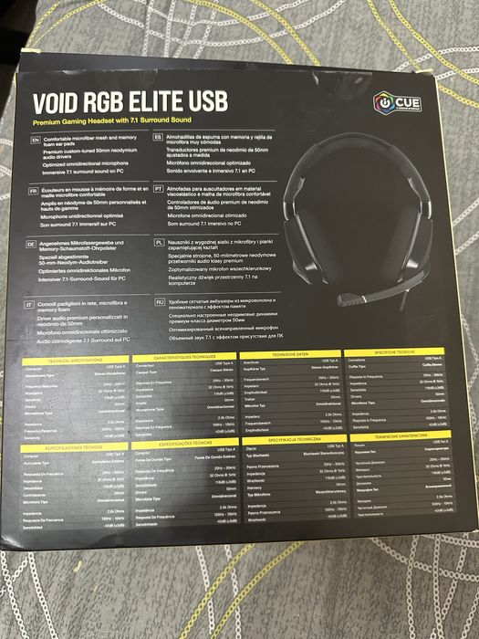CORSAIR void rgb elite usb отличные наушники