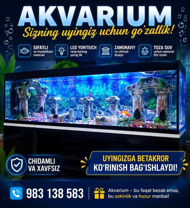 Akvarium sotiladi