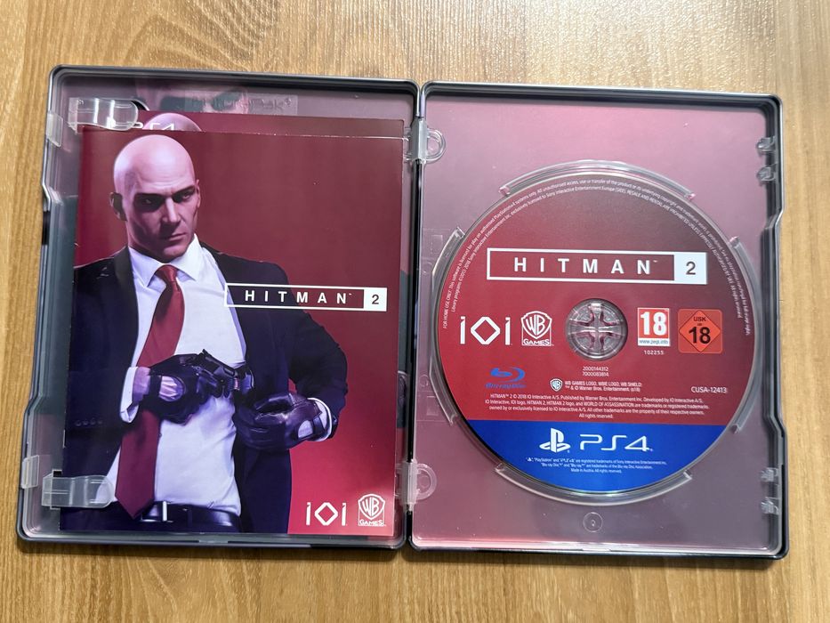 Hitman 2 steelbook PS4 Playstation 4