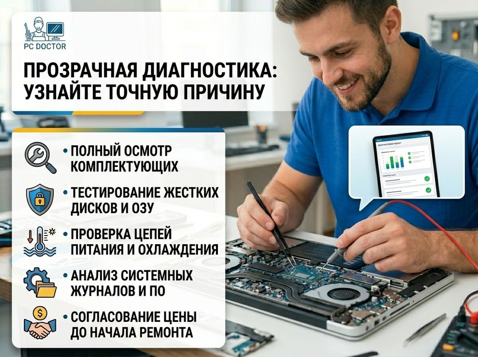 Услуги компьютерного мастера PC Dotcor