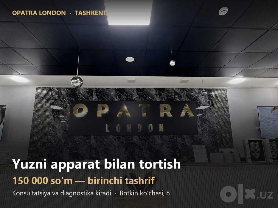 Yuzni apparat bilan tortish — OPATRA London, Toshkent