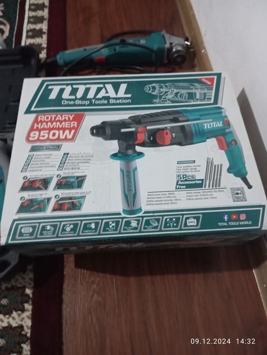 Продаётся перфоратор total новый цена 700.000 оригинал