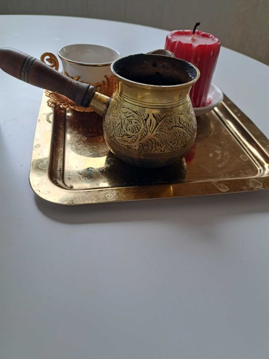 Кофеварка латунь продам