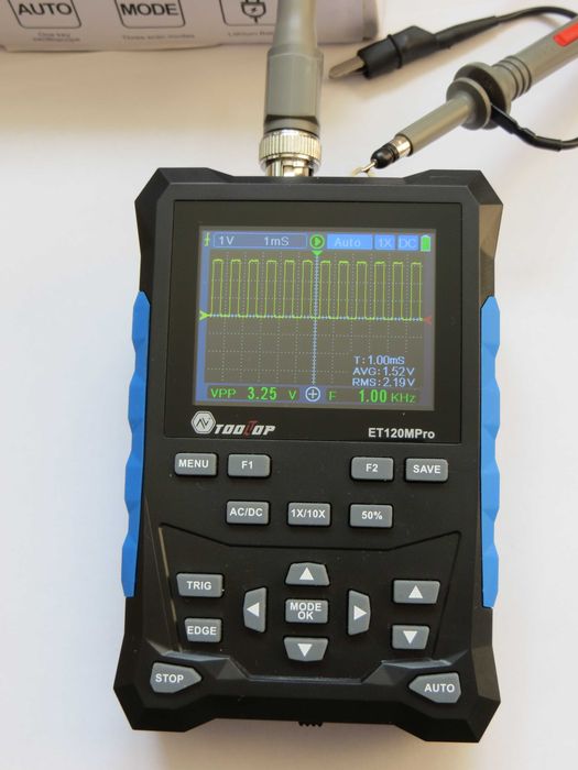 Osciloscop digital portabil TOOLTOP ET120MPro,  120MHz