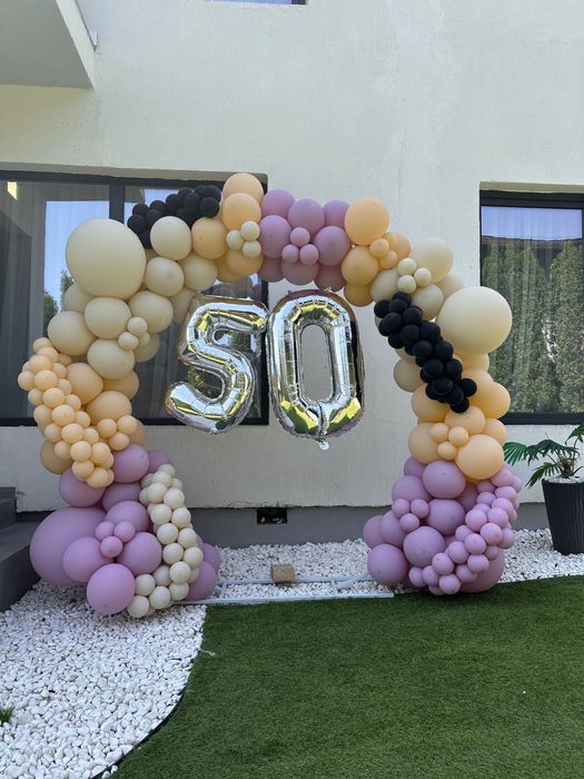 Aranjament de baloane ( botez, nunta, zi onomastica )