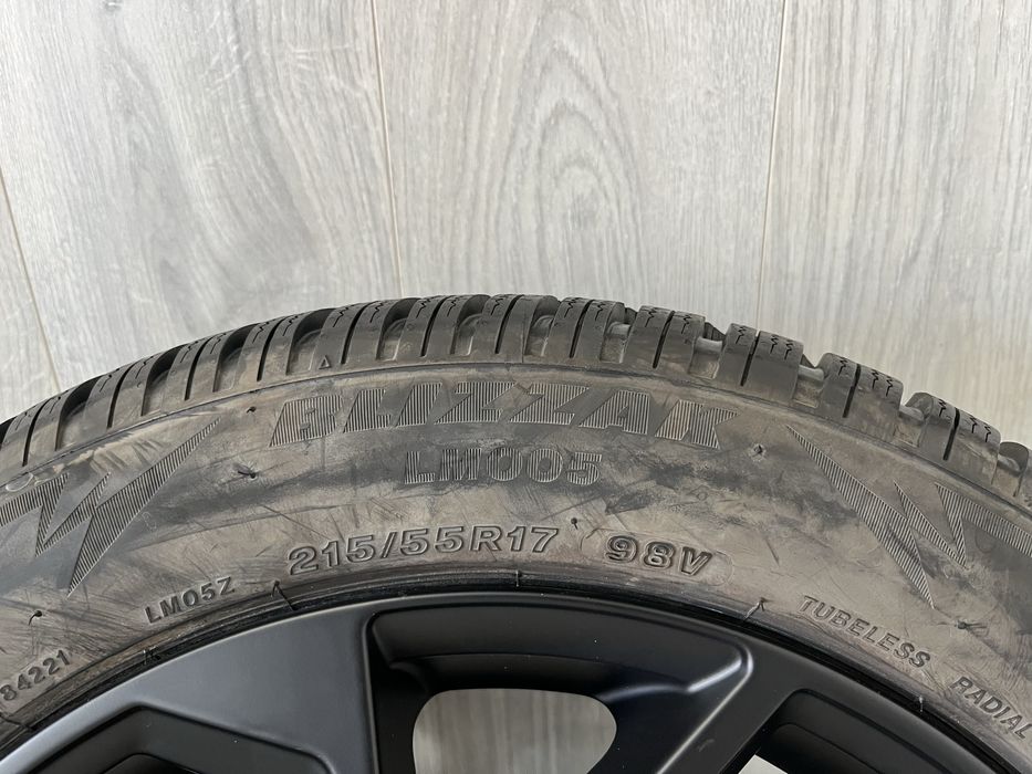 Джанти 17 цола 5х112 за МГ/MG със зимни гуми 215/55/17
