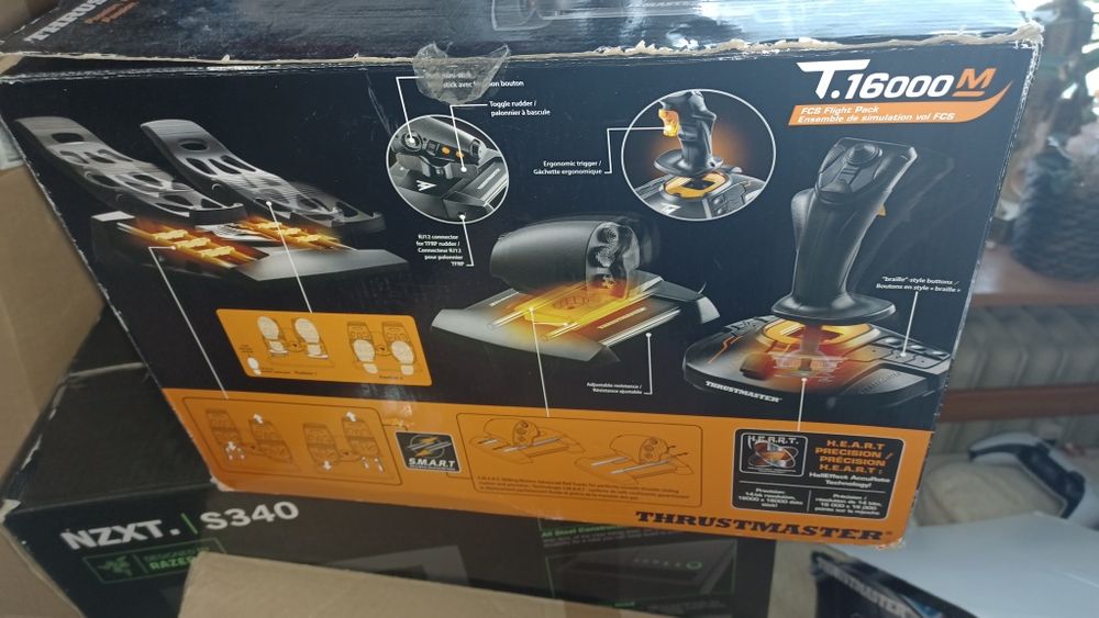 Топ Джойстици за летене контролер Thrustmaster T16000M FCS Flight Pack