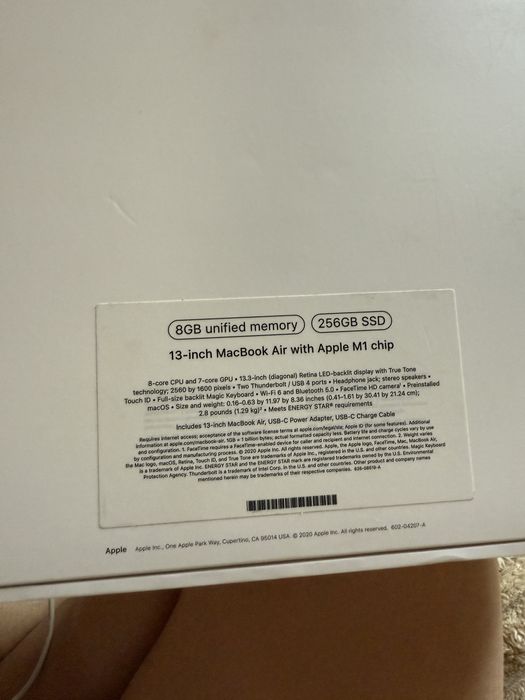 Macbook Air 13-inch M1