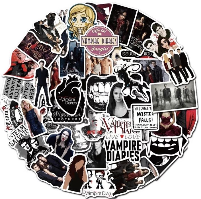 Стикери дневниците на вампира 50бр