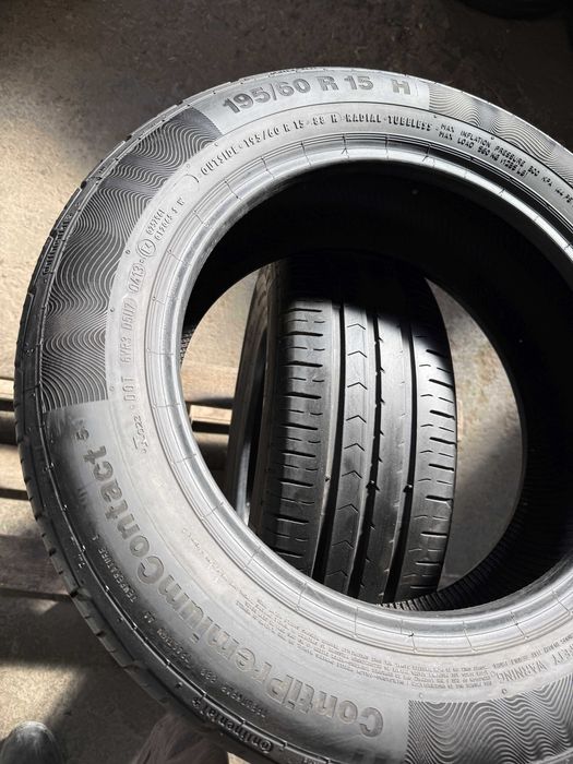 2x Anvelope Vara 195/60 R15 - Continental Conti Premium Contact 5