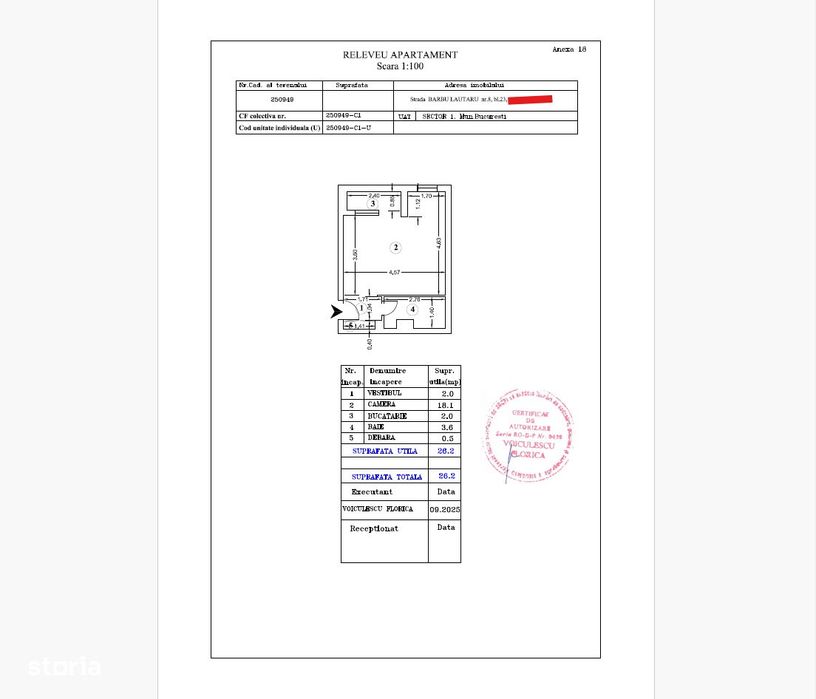 Garsonieră luminoasă cu vedere panoramică – lângă tramvai 41 Turda