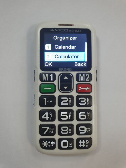 Telefon italian Brondi taste butoane mari lcd color seniori necodat