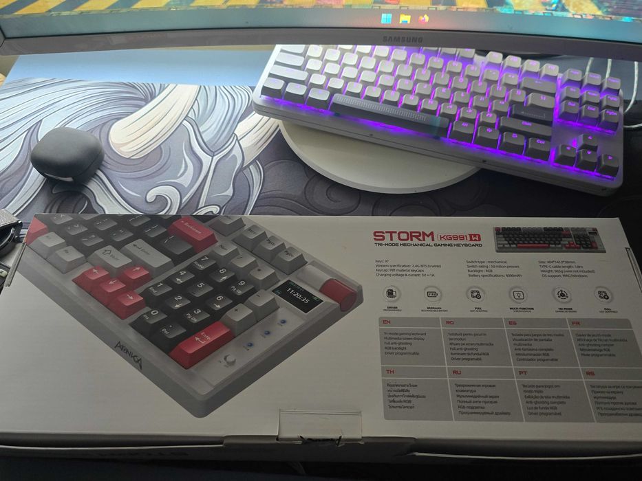 Marvo Monka Storm KG991W – безжична механична клавиатура
