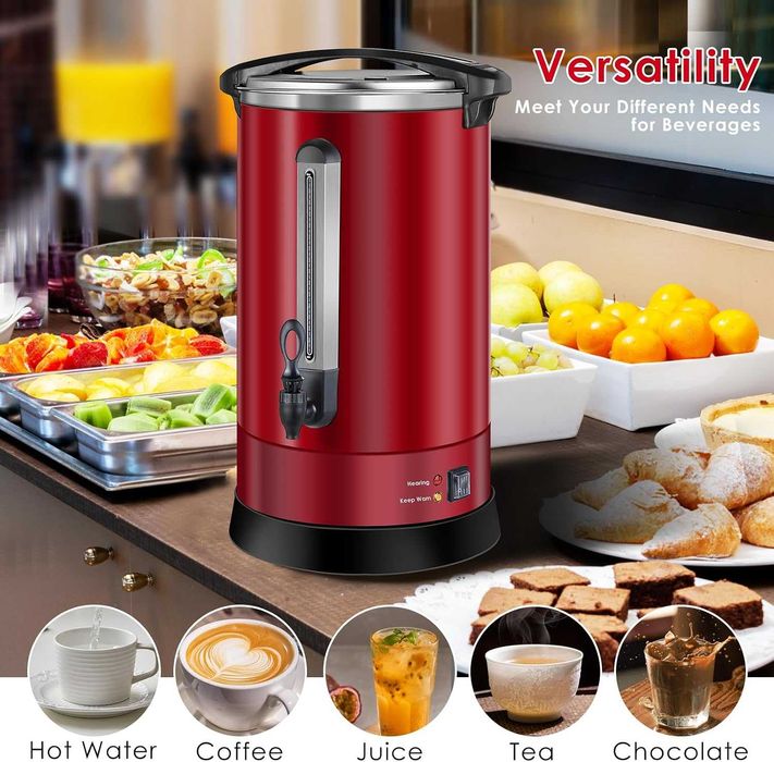 Cafetieră profesională Homtone cu filtru rotund