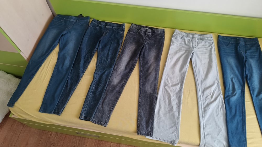 Lot pantaloni colanti fete  mar 152, H&M