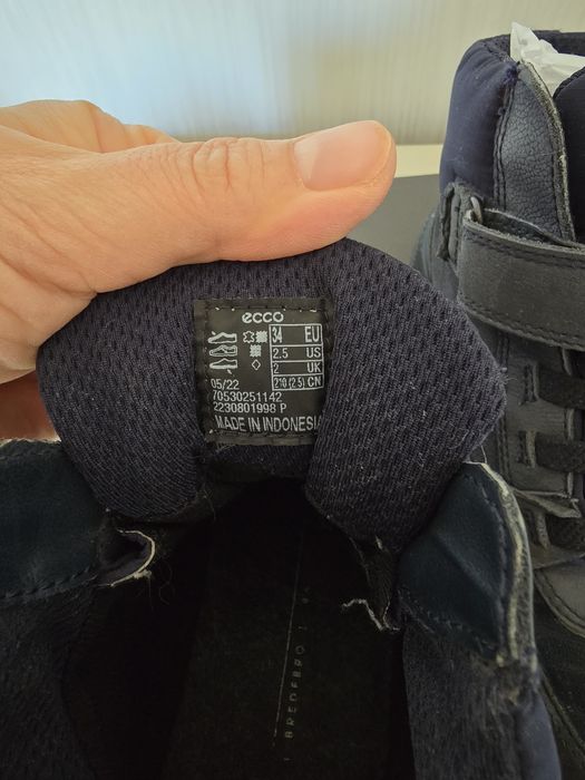 Детские осенние ботинки Ecco