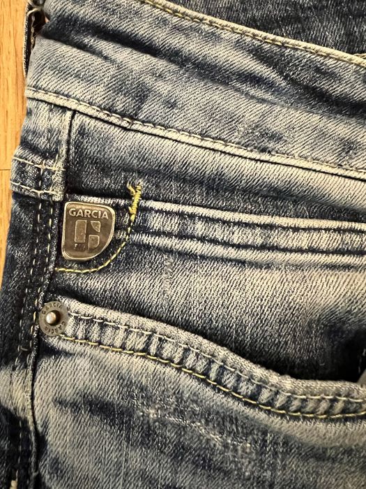 Jeans Garcia albastru marime 29 + lungime 32