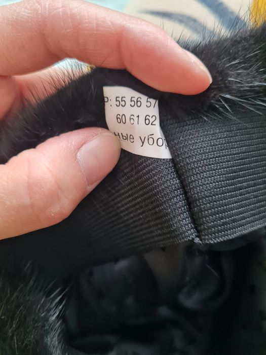 Шапка норка, женская