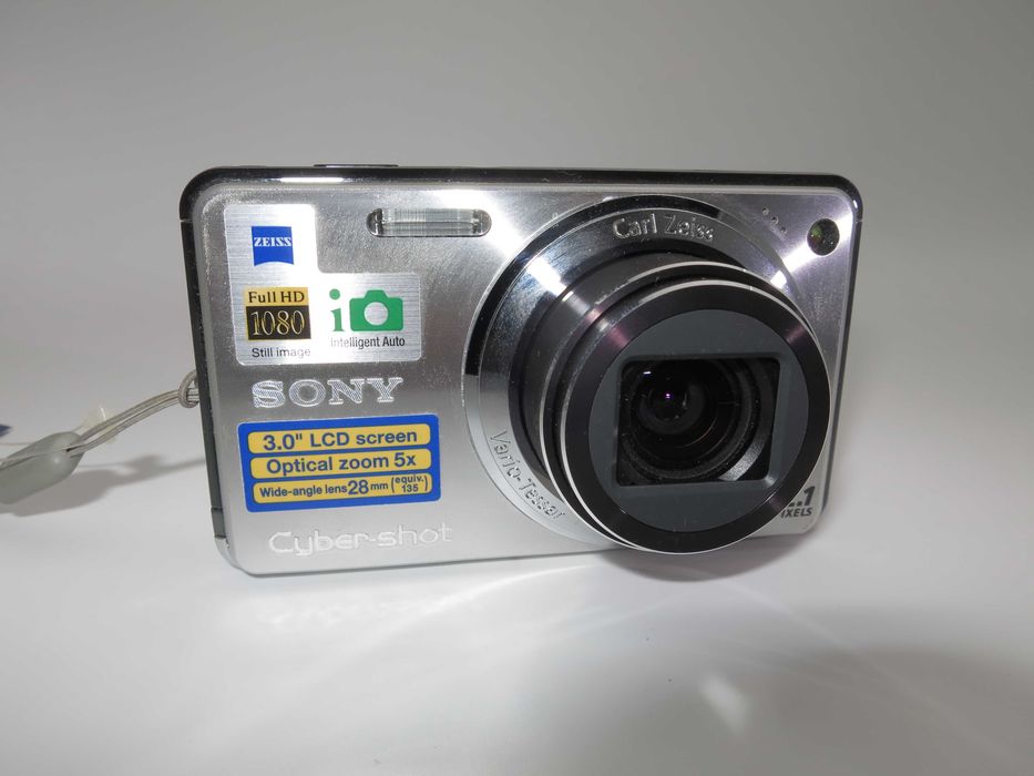 Sony Cyber-shot W290 компактен цифров фотоапарат, дигитална камера, оптика Zeiss супер качество, като НОВ, пълен комплект, работи отлично!