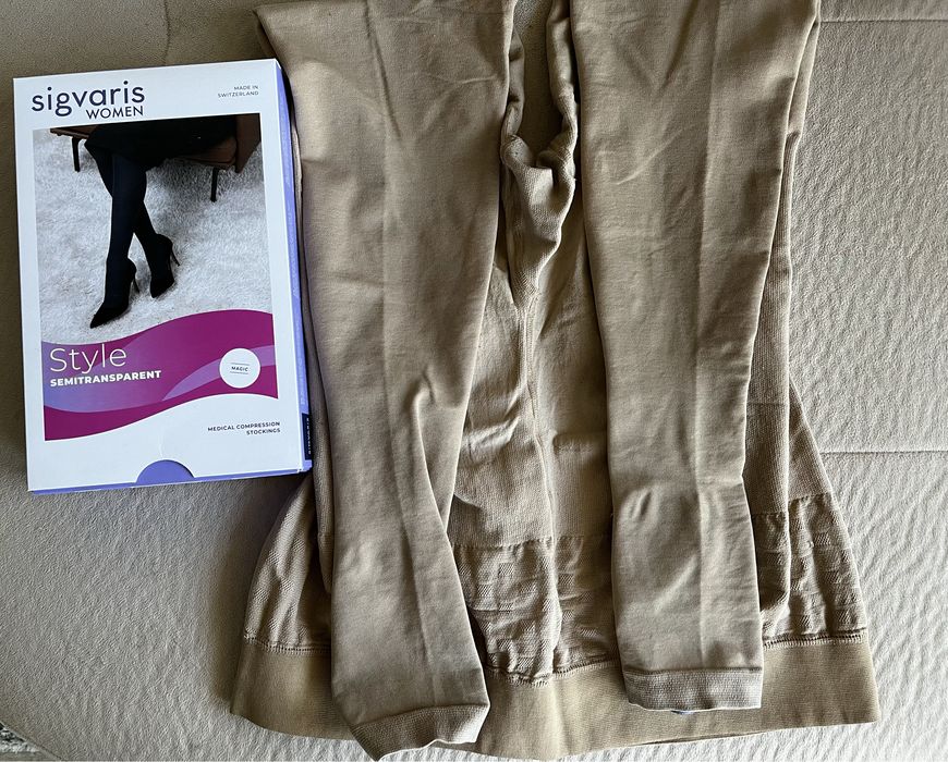 Компресивен чорапогащник за бременни Sigvaris, размер М