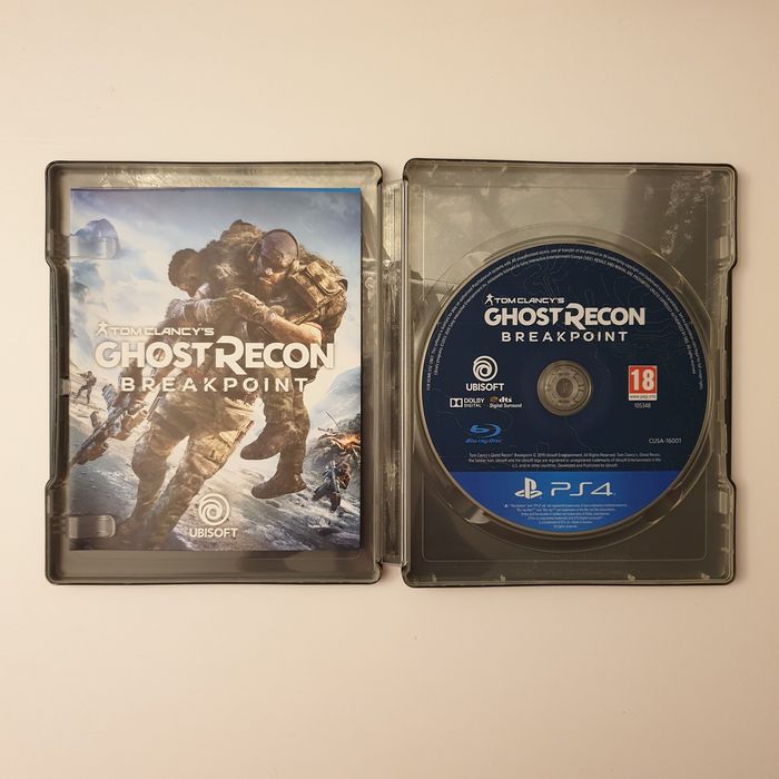 Steelbook + Joc Tom Clancys Ghost Recon Breakpoint PS4/Playstation 4