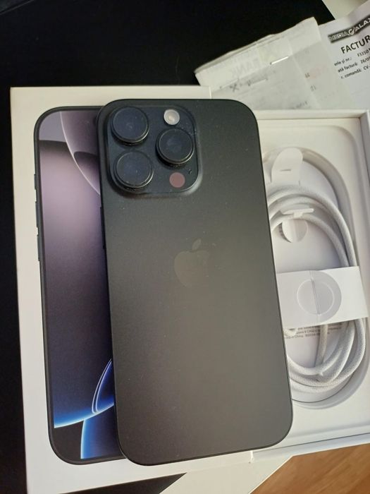 iPhone 16 Pro 128GB Black Titanium