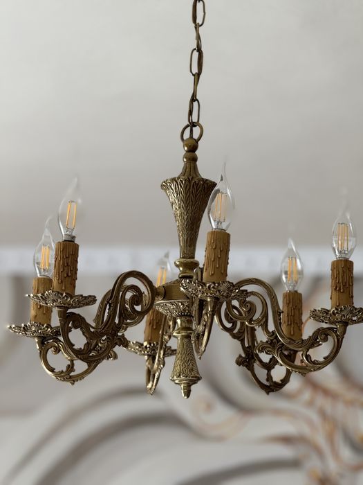 Candelabru bronz masiv