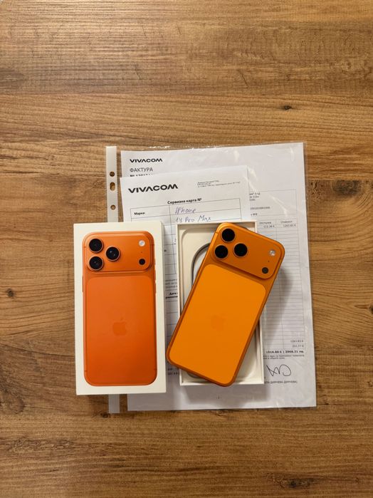 iPhone 17 PRO MAX Виваком Гаранционен ! Cosmic Orange