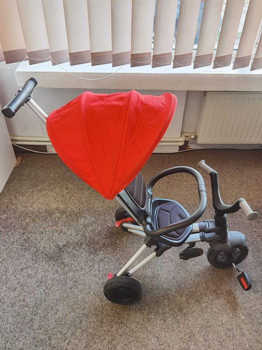 Tricicleta ultrapliabila Qplay Nova Rubber rosu