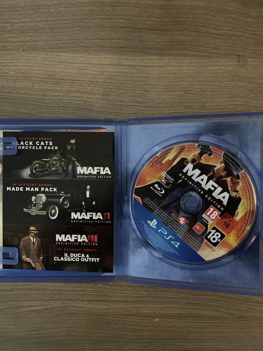Диск от ps4 Мафия