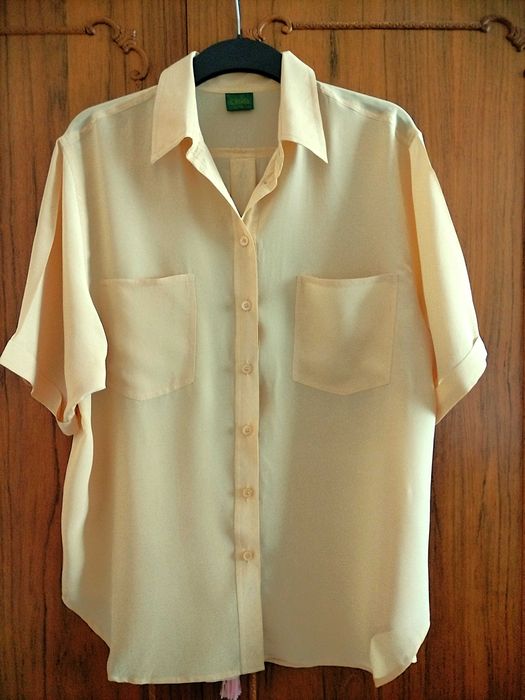 Bluza/Camasa Canda, 100%matase, mar L/14, vintage, stare exceptionala