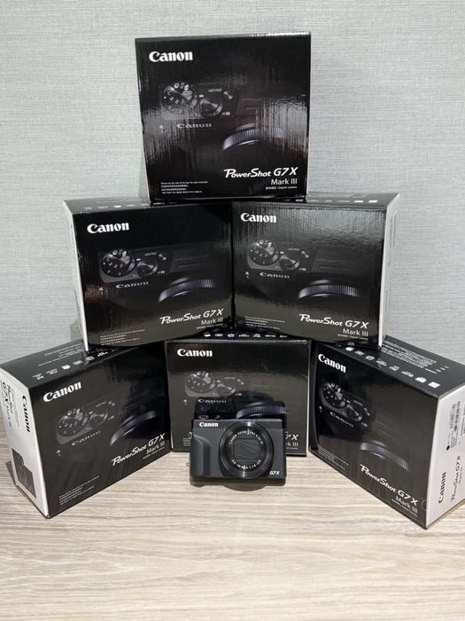 Canon G7 X MARK 3 black наличии Made in Japan