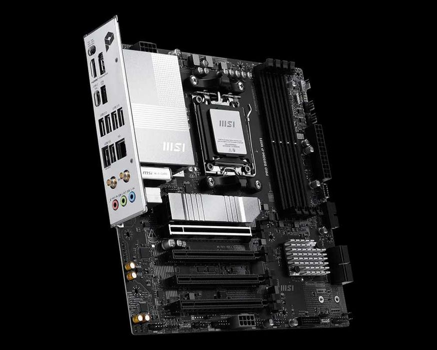 Материнская плата MSI PRO B850M-P WIFI 7 DDR5 AM5 mATX